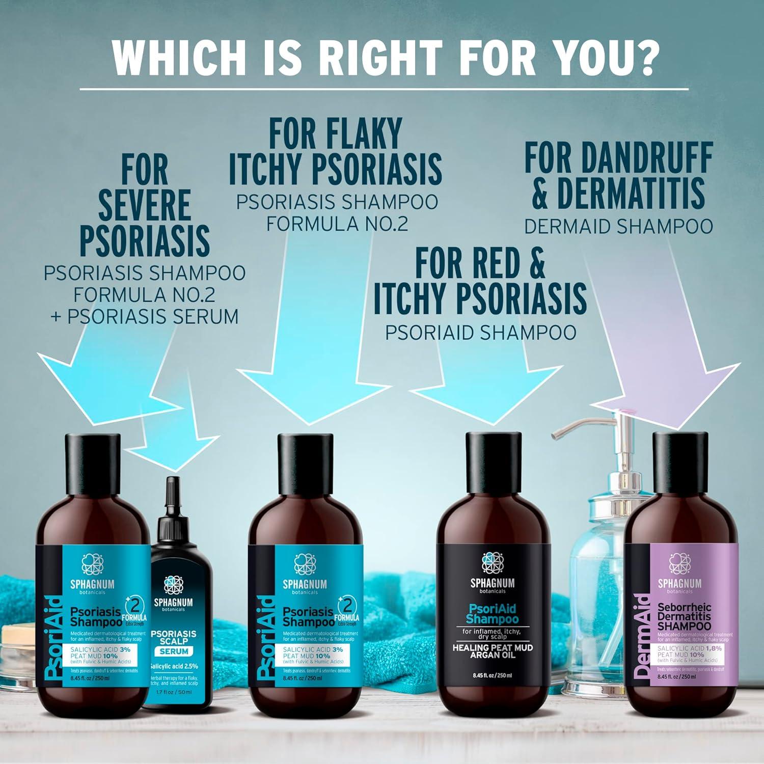 Champú Terapéutico Sphagnum Botanicals 239g - Ácido Salicílico y Barro de Turba para Dermatitis Seborreica