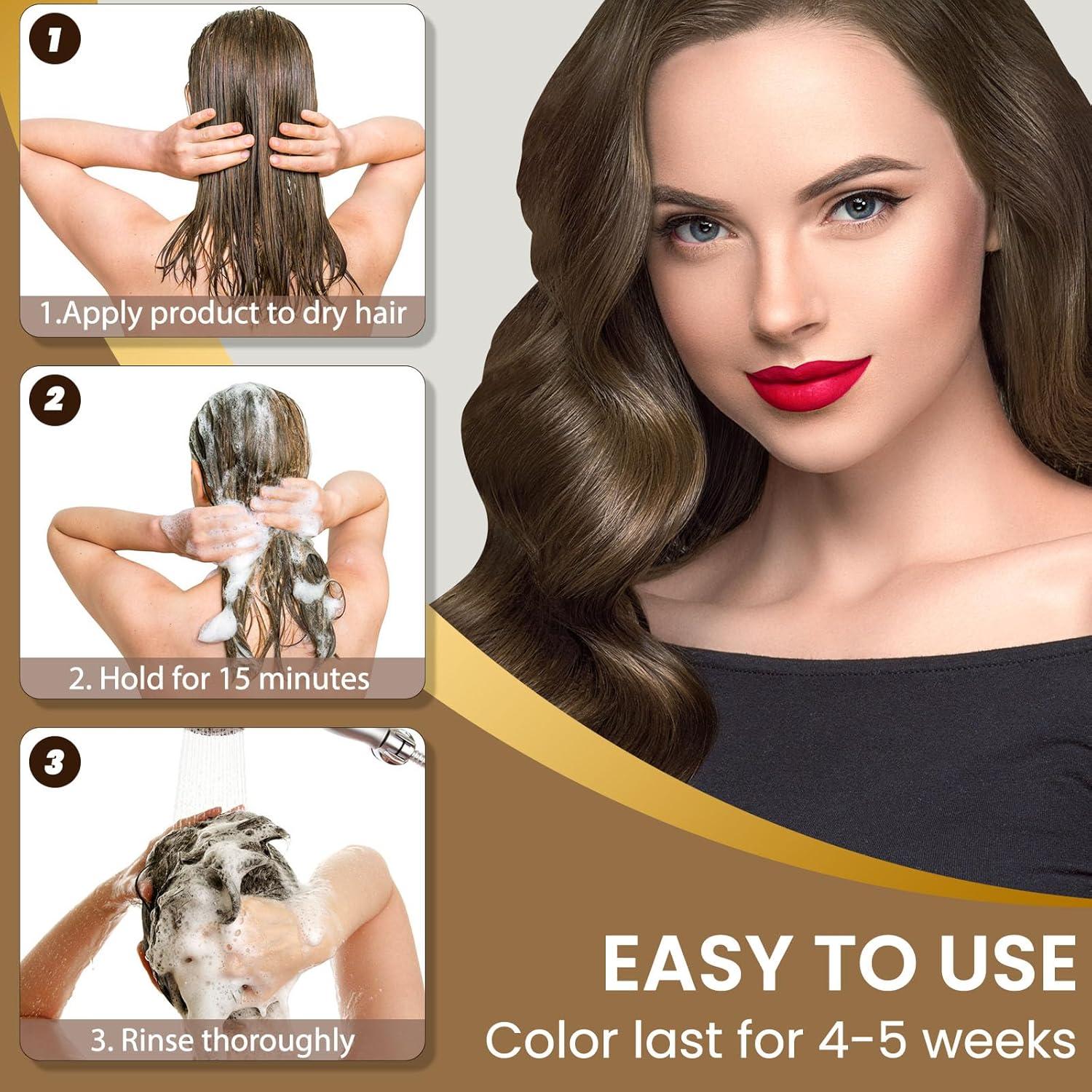 Champú Color Marrón Castaño TEK 478ml - Cobertura Canas