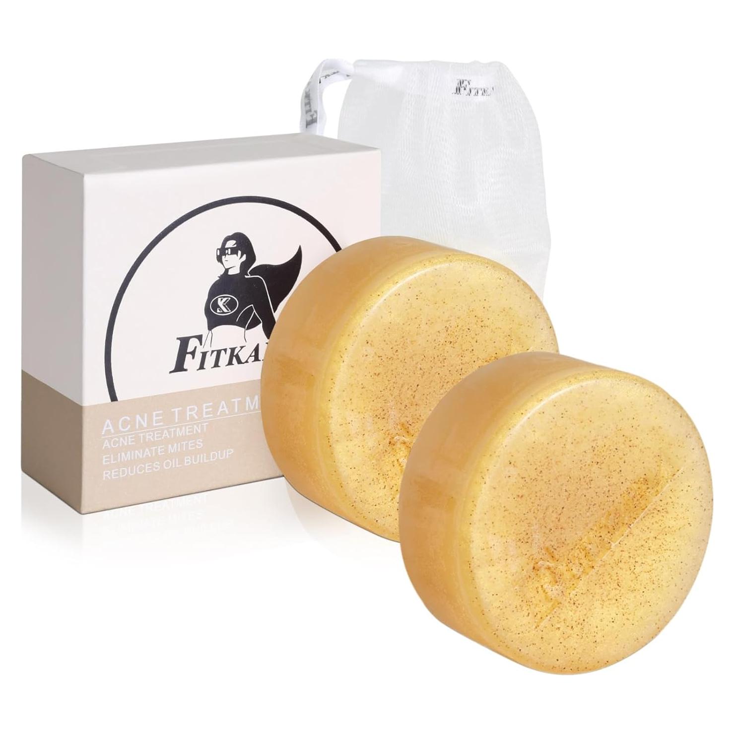 Jabón Natural para Acné Fitkara 141g - Piel Sensible