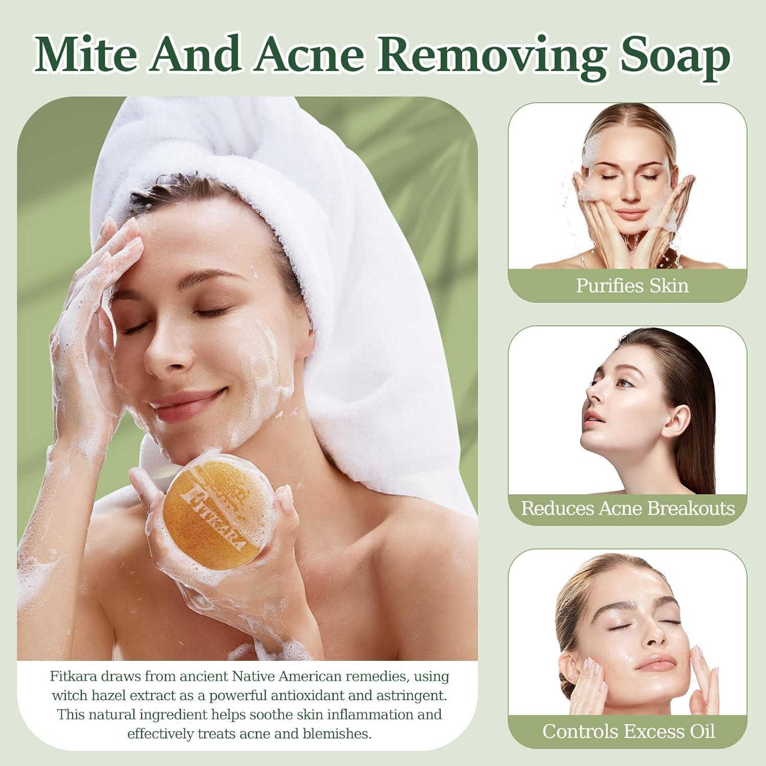 Jabón Natural para Acné Fitkara 141g - Piel Sensible