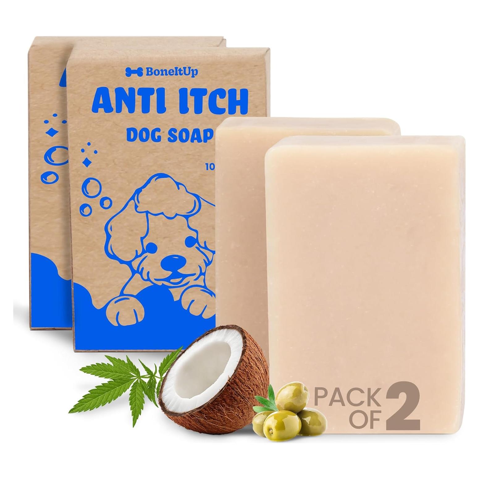 Champú en Barra para Perros BoneItUp 200g - Anti-Picazón