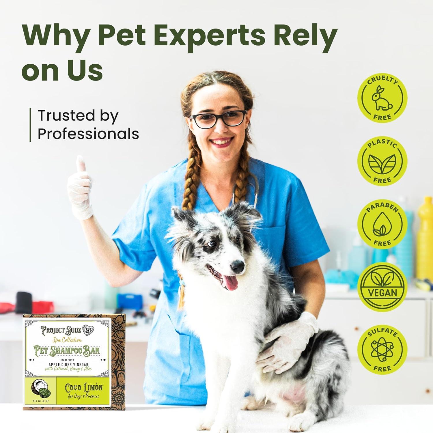 Jabón Sólido para Mascotas Project Sudz Coco Limone 113g