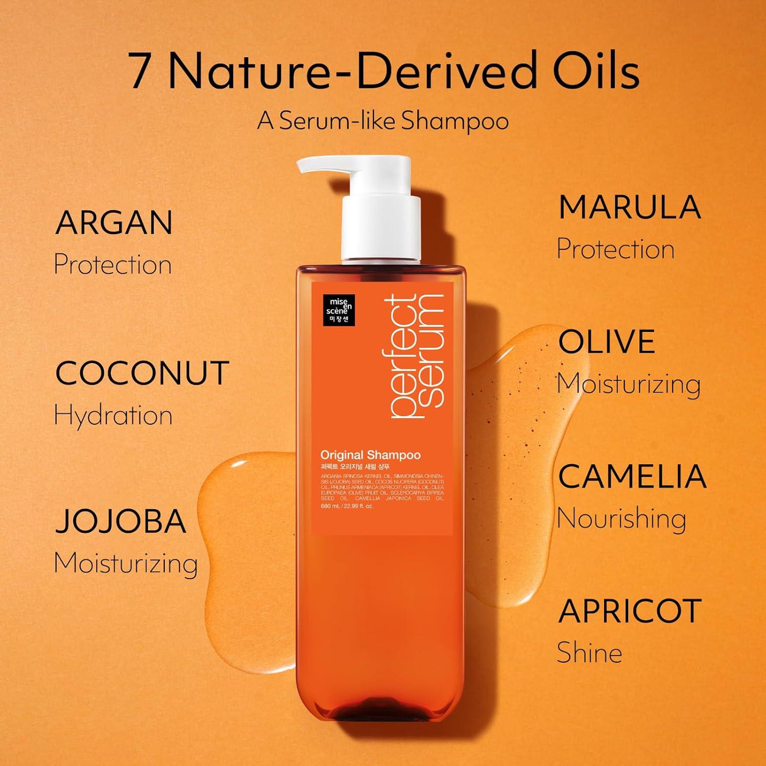 Champú Original Perfect Serum Mise En Scene 680 ml - Cuidado Cabello Dañado