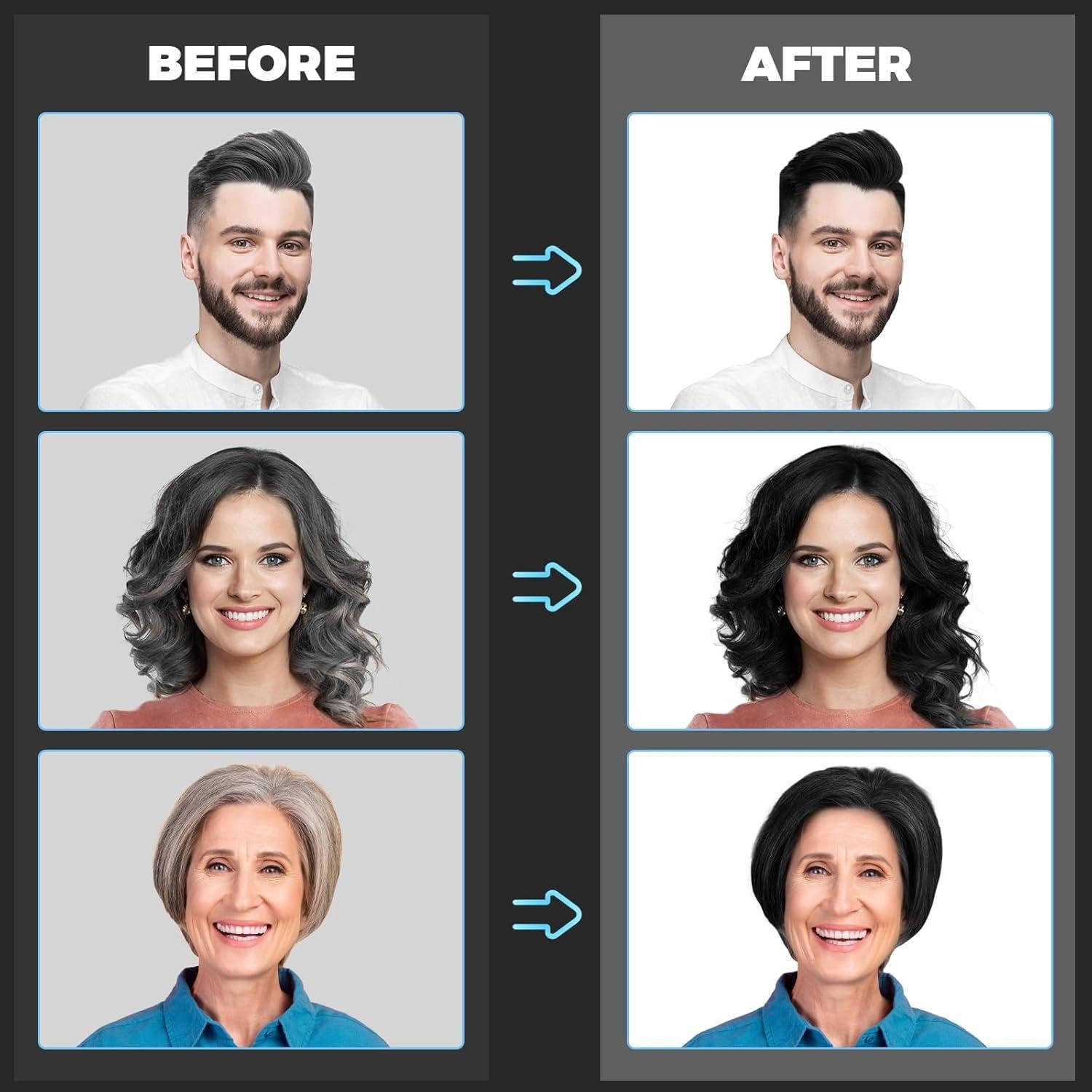 Champú Tinte Negro 3-en-1 YOURTONE 478.74 ml Sin Amoníaco