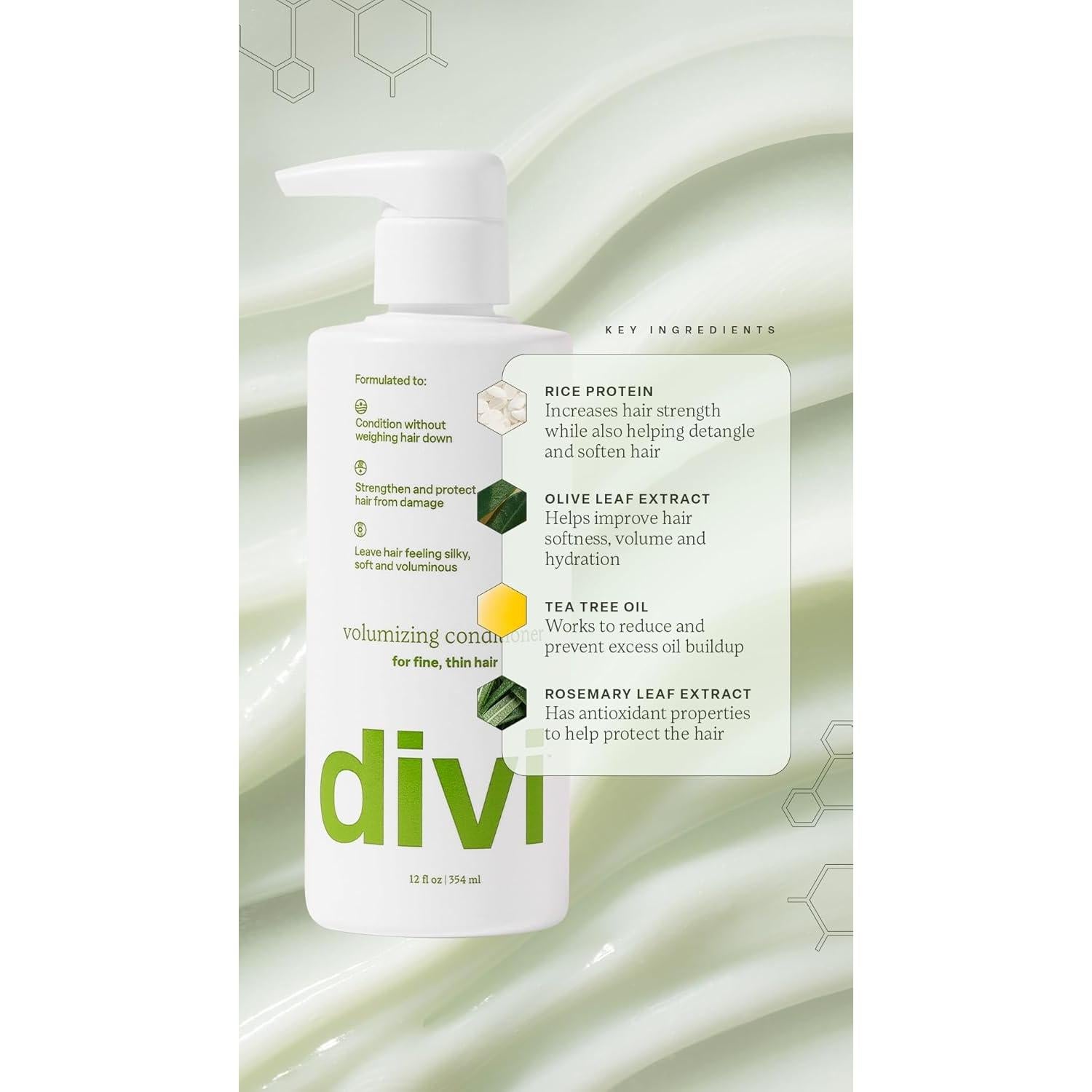 Champú y Acondicionador Voluminizador Divi 2 x 354 ml