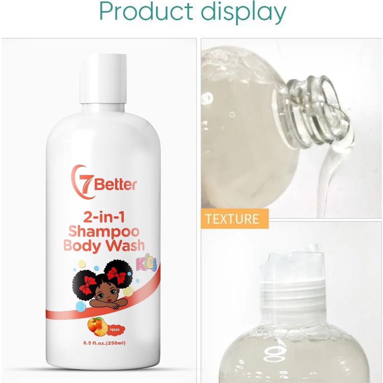 Champú y Gel de Baño 3 en 1 Better para Niños - Hidratante