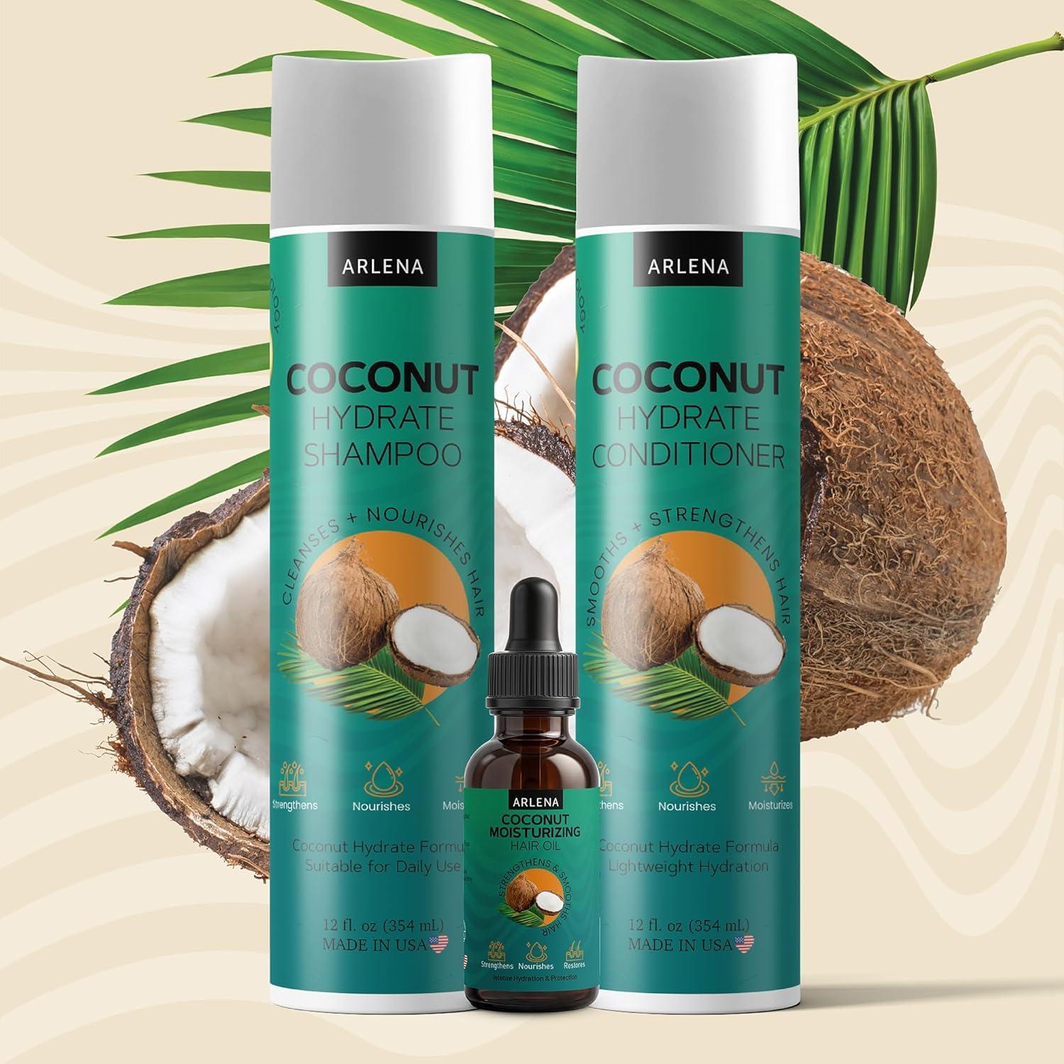 Champú Hidratante Arlena Sin Sulfatos 354 ml - Coco y Karité