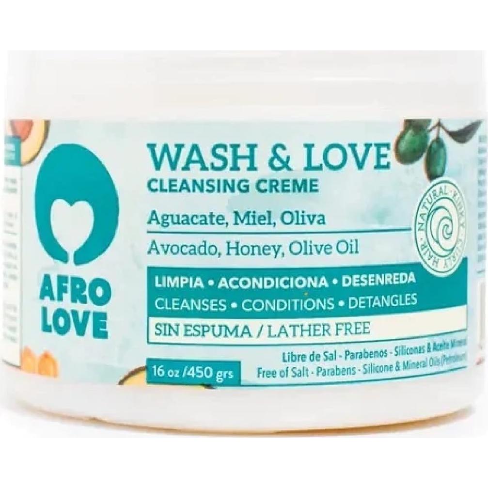 Afro Love Co-Wash Crema Limpiadora 2x226.8g - Hidratante Rizado
