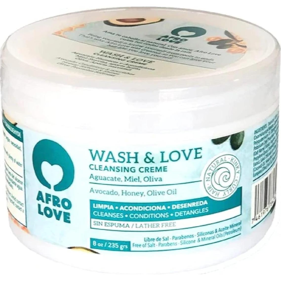 Afro Love Co-Wash Crema Limpiadora 2x226.8g - Hidratante Rizado