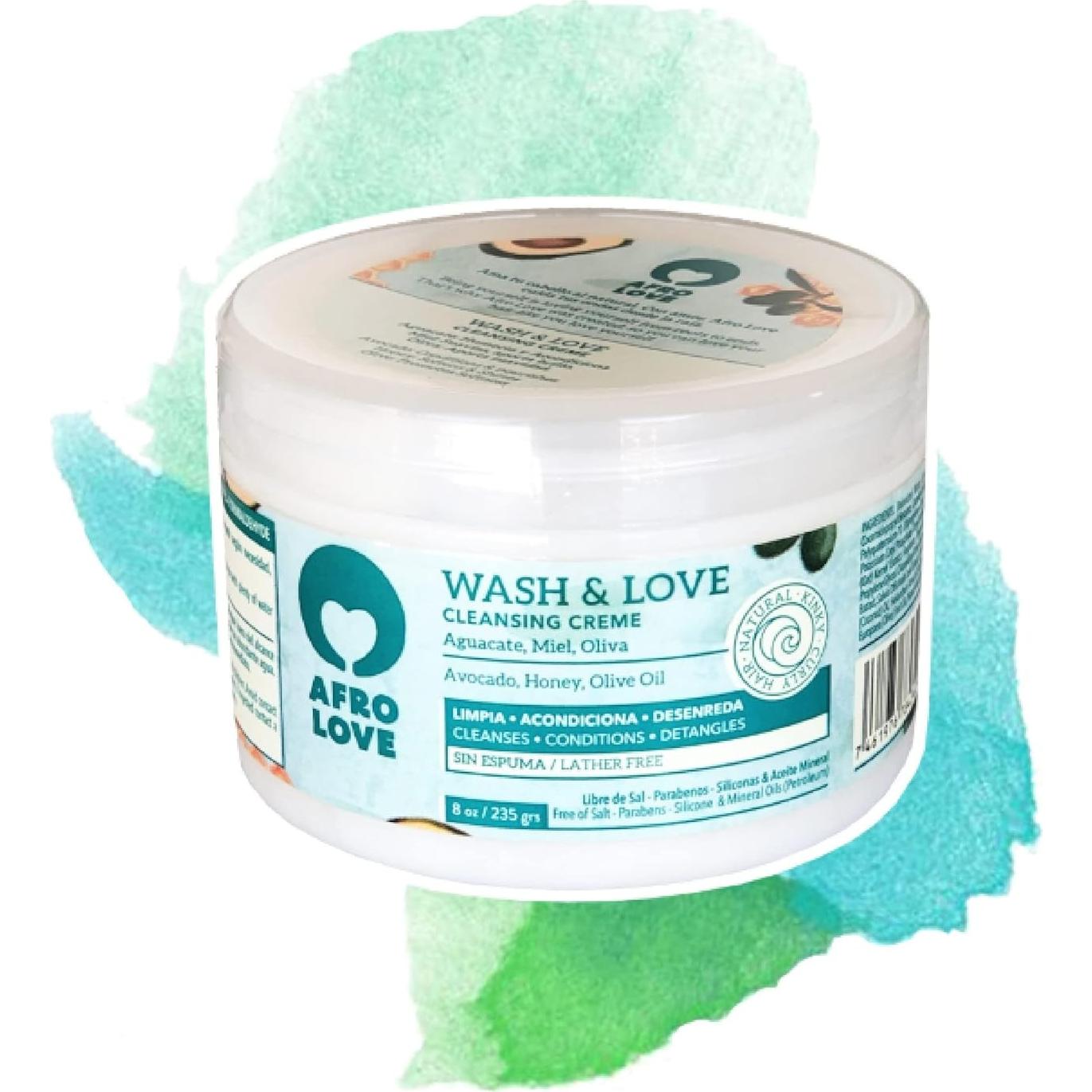 Afro Love Co-Wash Crema Limpiadora 2x226.8g - Hidratante Rizado
