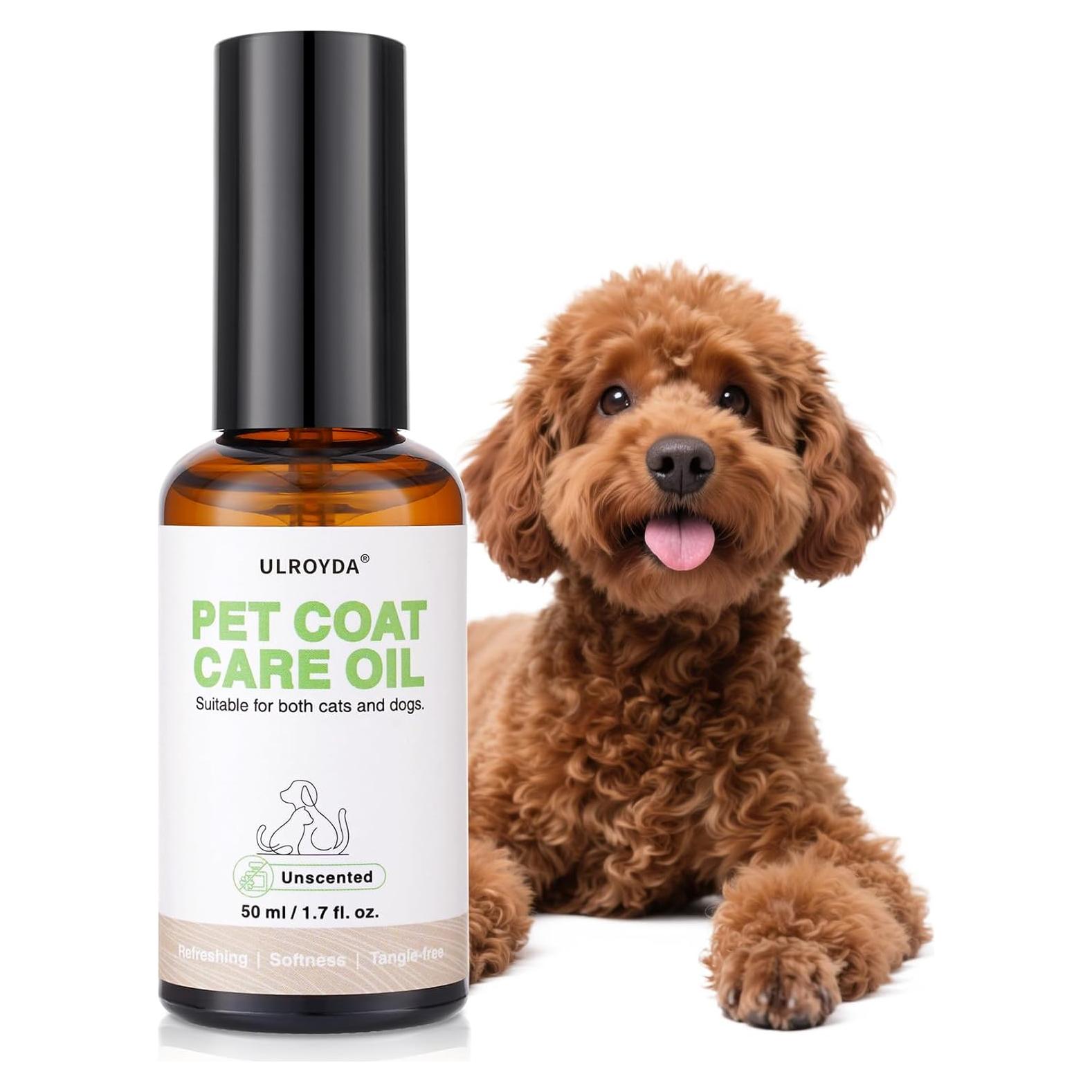 Aceite para Cuidado de Pelaje ULROYDA 50 ml - Acondicionador Sin Enjuague