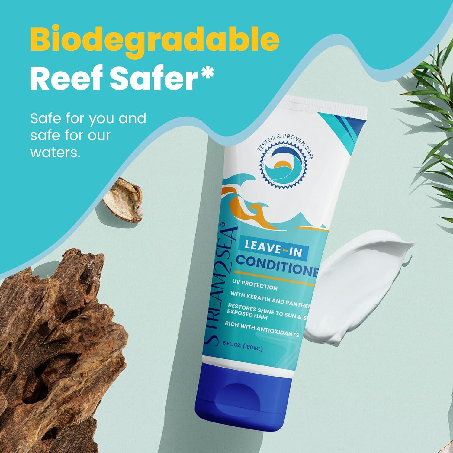 Acondicionador sin enjuague Stream2Sea 3x28ml protección solar