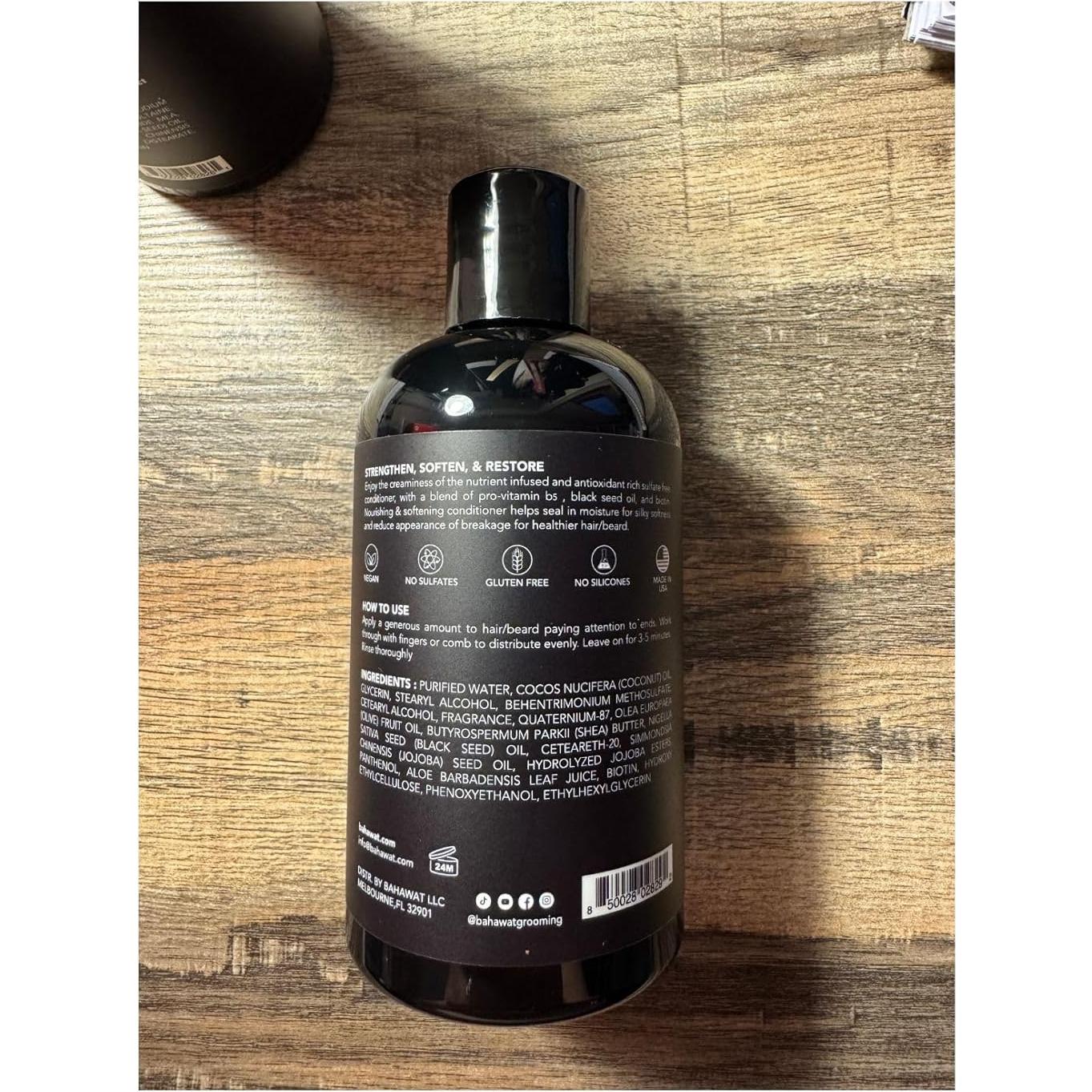 Acondicionador de Barba BAHAWAT 236.6 ml - Libre de Sulfatos