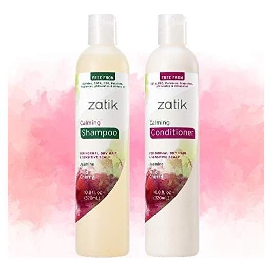 Set de Champú y Acondicionador Calmante Zatik Naturals 10.8 oz