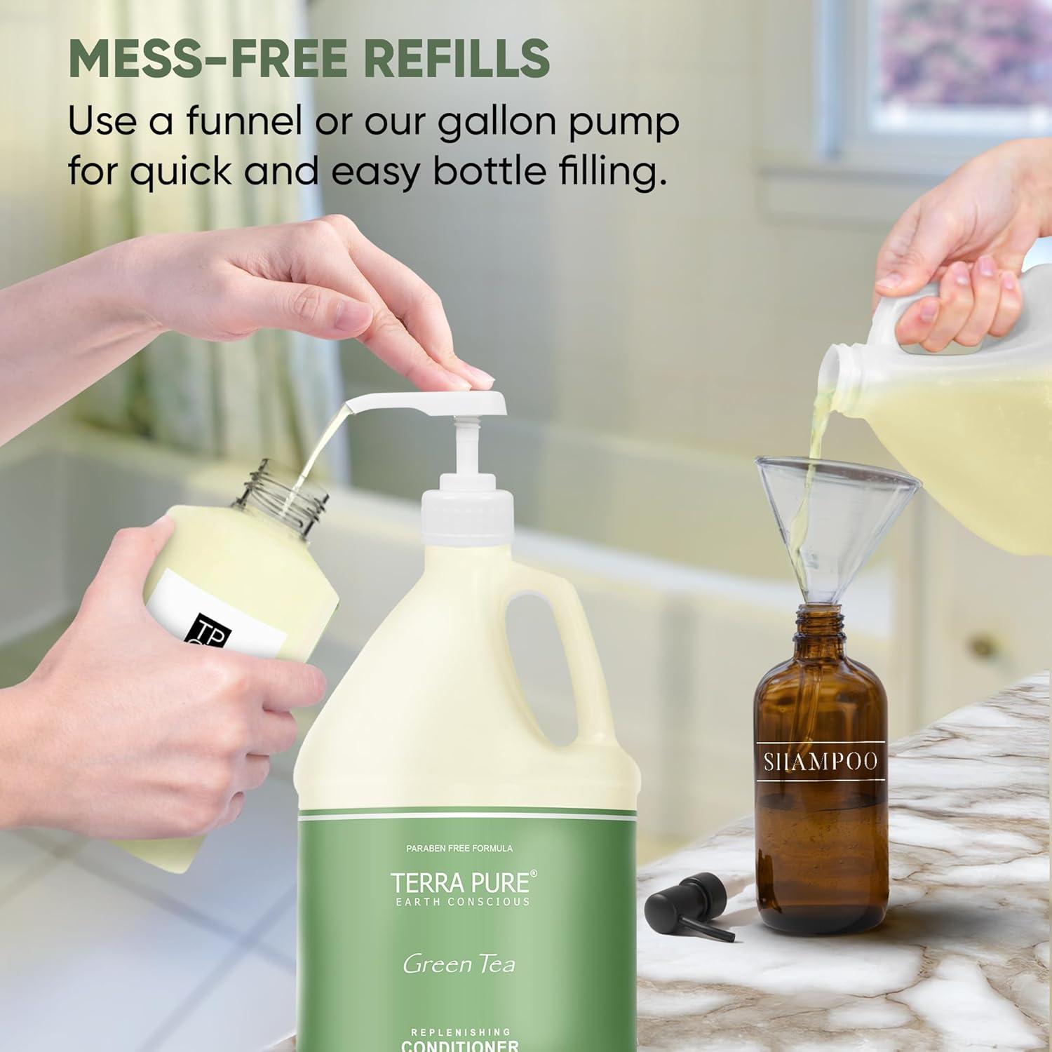 Kit Todo en Uno Galón 1-Shoppe: Champú, Acondicionador, Gel de Ducha