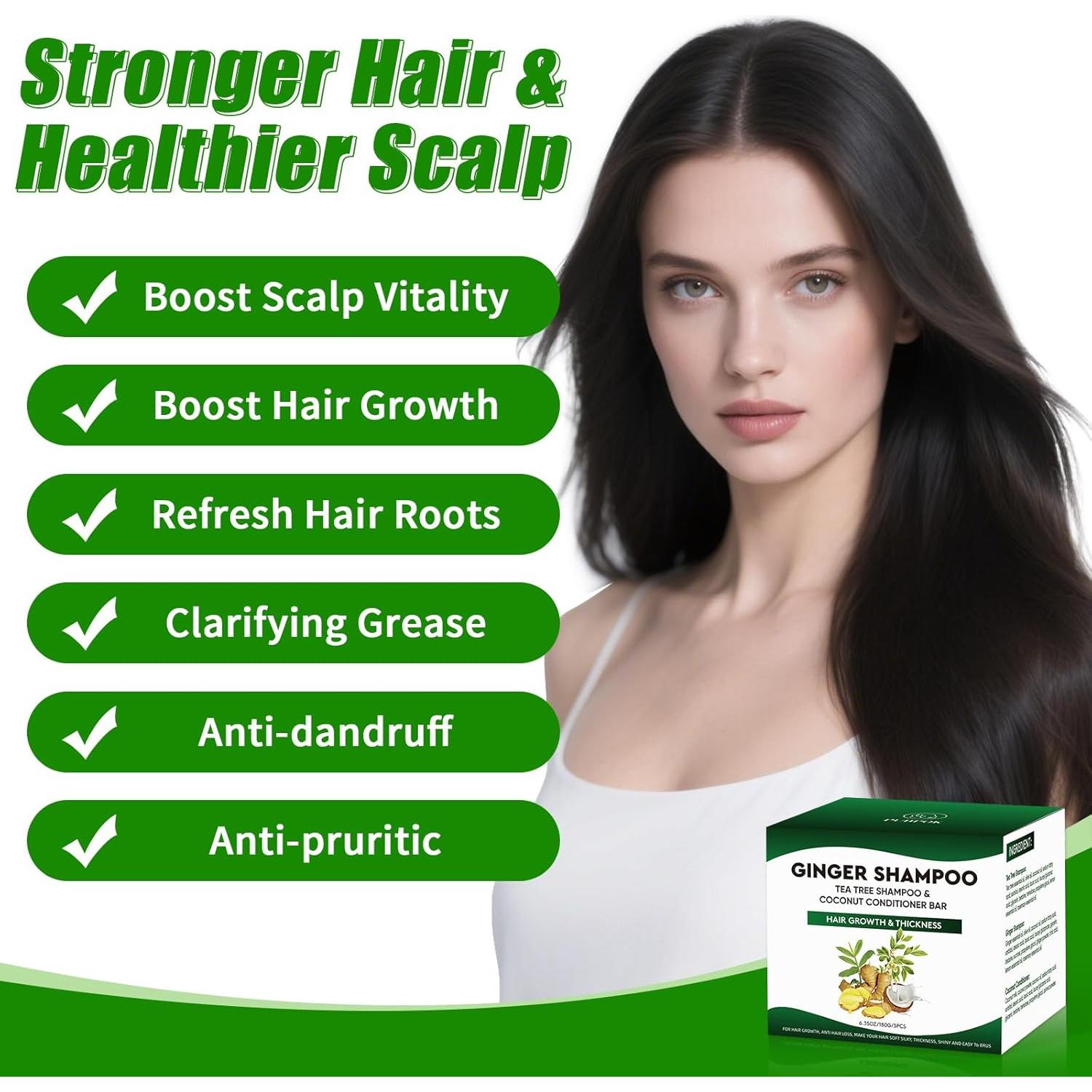 Champú y Acondicionador en Barra Pubpok Jengibre y Árbol de Té