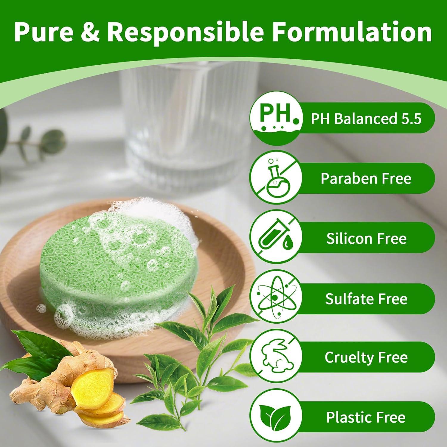 Champú y Acondicionador en Barra Pubpok Jengibre y Árbol de Té