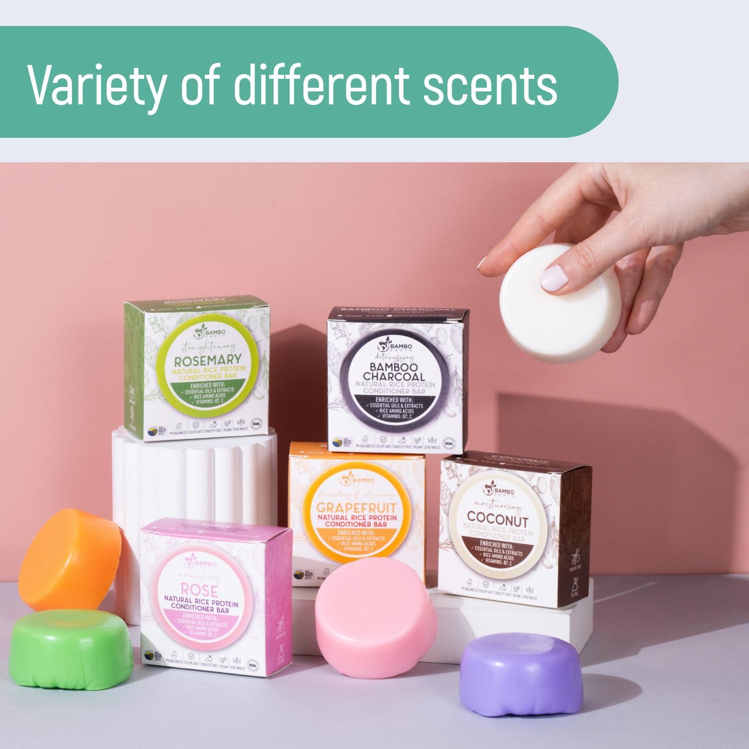 Barra Acondicionadora Sin Fragancia BAMBOEARTH 91g - Hidratación Profunda