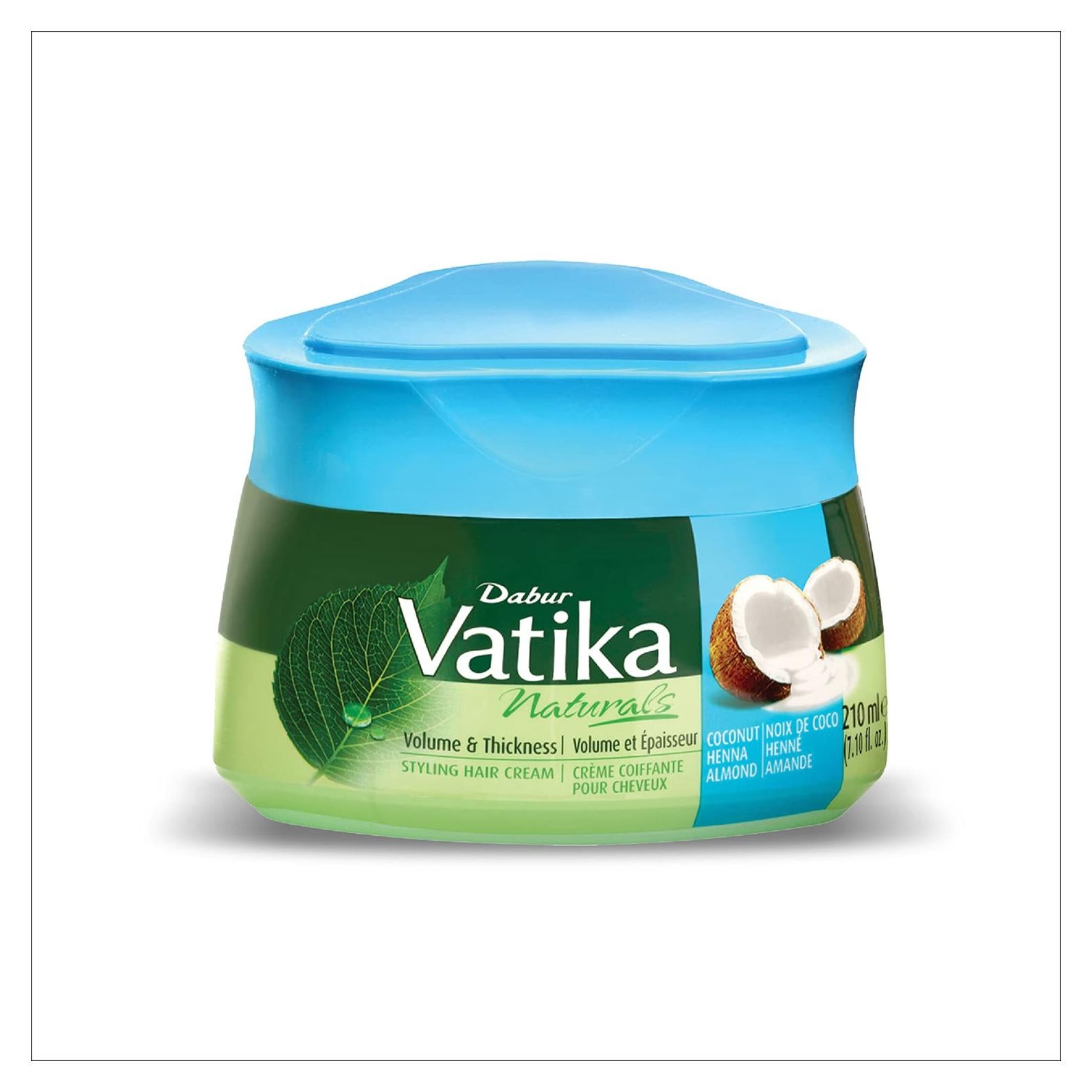 Crema para Peinar Vatika Naturals 210ml - Hidratante y Sin Frizz