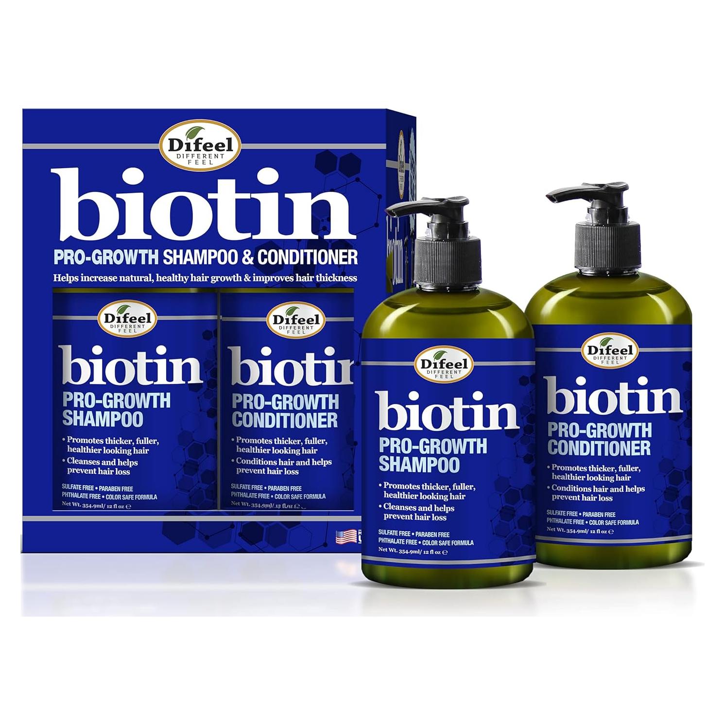 Set de Regalo Difeel Pro-Crecimiento Champú y Acondicionador 12 oz