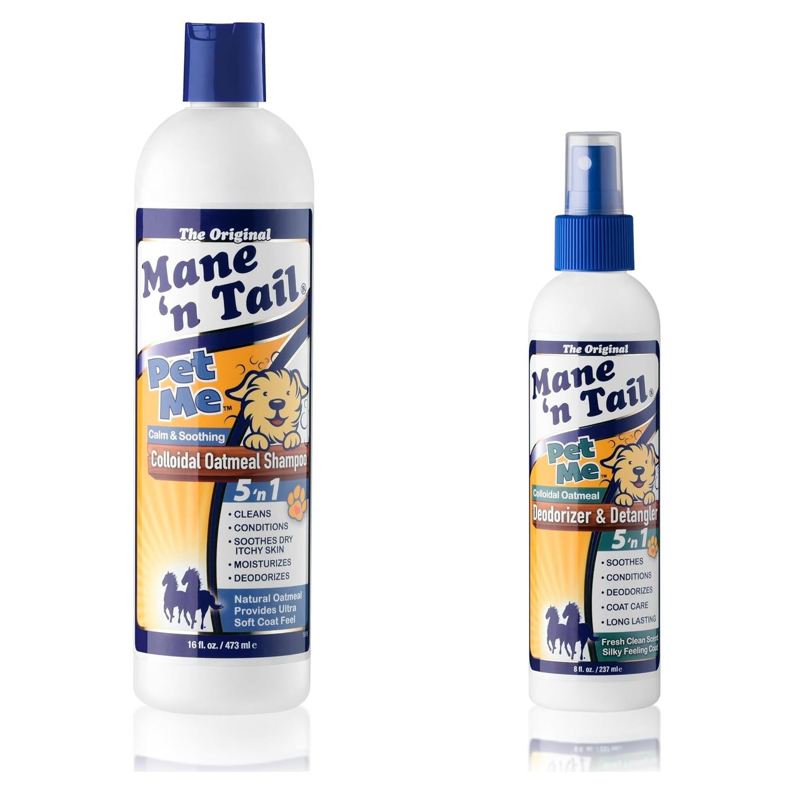 Champú y Desodorante Coloidal de Avena Pet Me 2 en 1