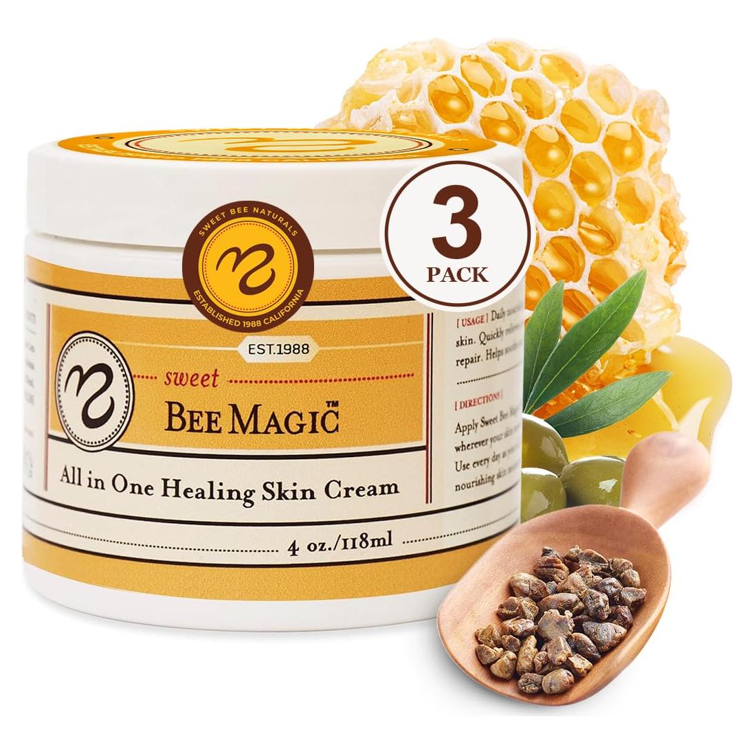 Bálsamo Hidratante Sweet Bee Naturals - 3 Tarros 113g