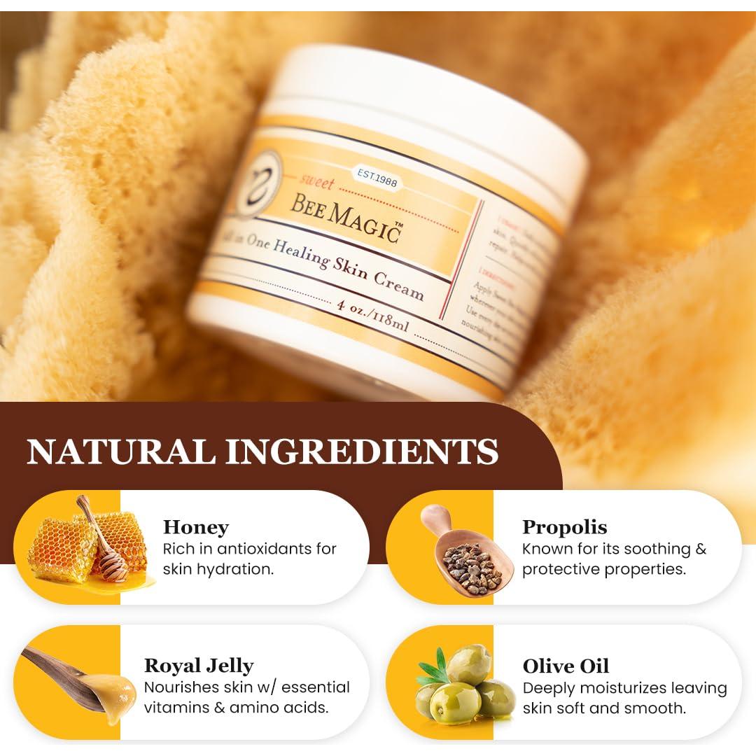 Bálsamo Hidratante Sweet Bee Naturals - 3 Tarros 113g