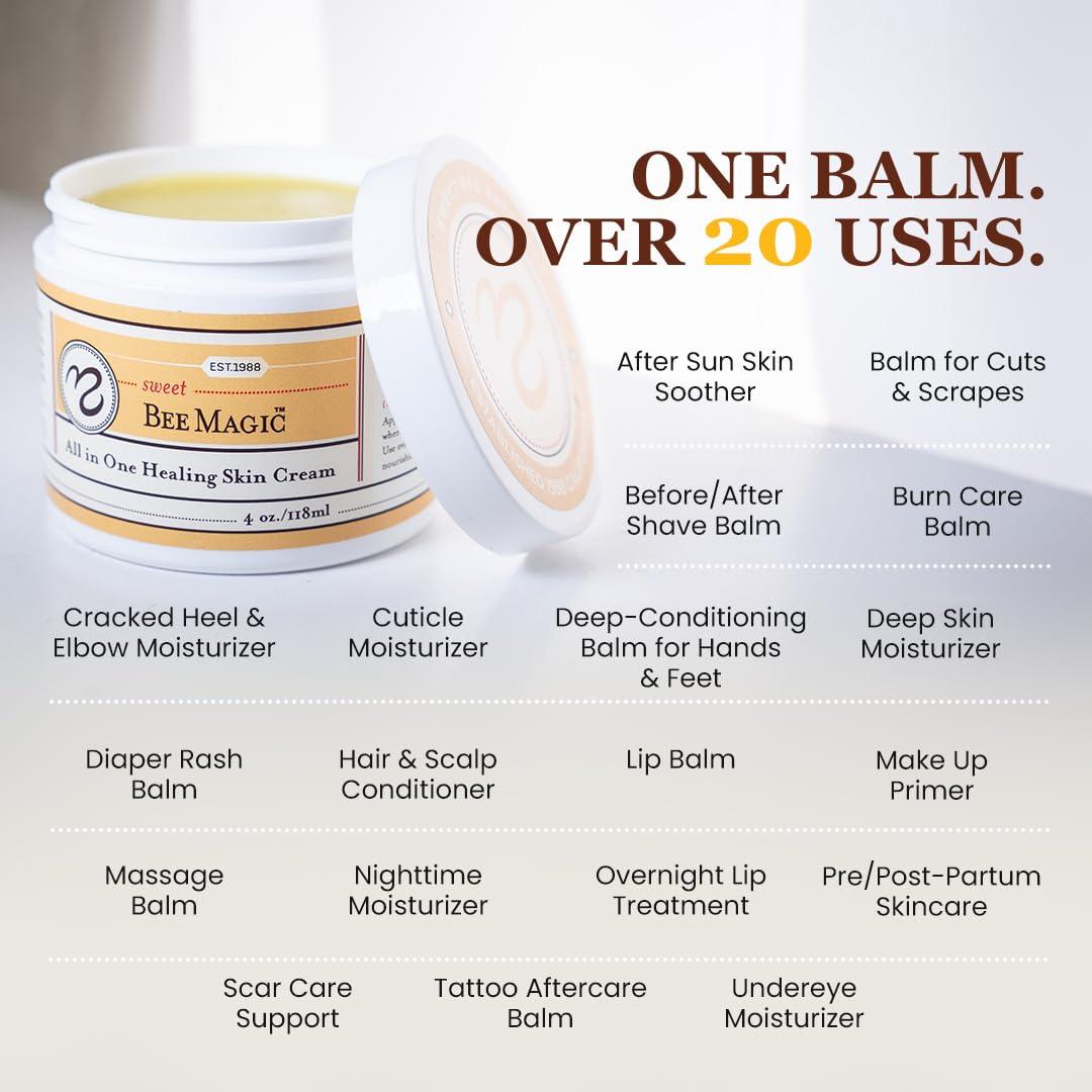 Bálsamo Hidratante Sweet Bee Naturals - 3 Tarros 113g