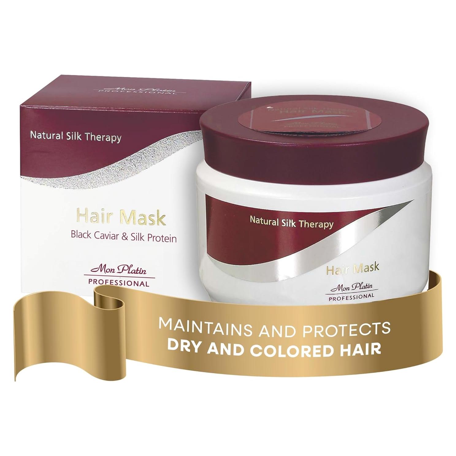 Mascarilla Capilar Mon Platin 500ML - Caviar Negro y Seda