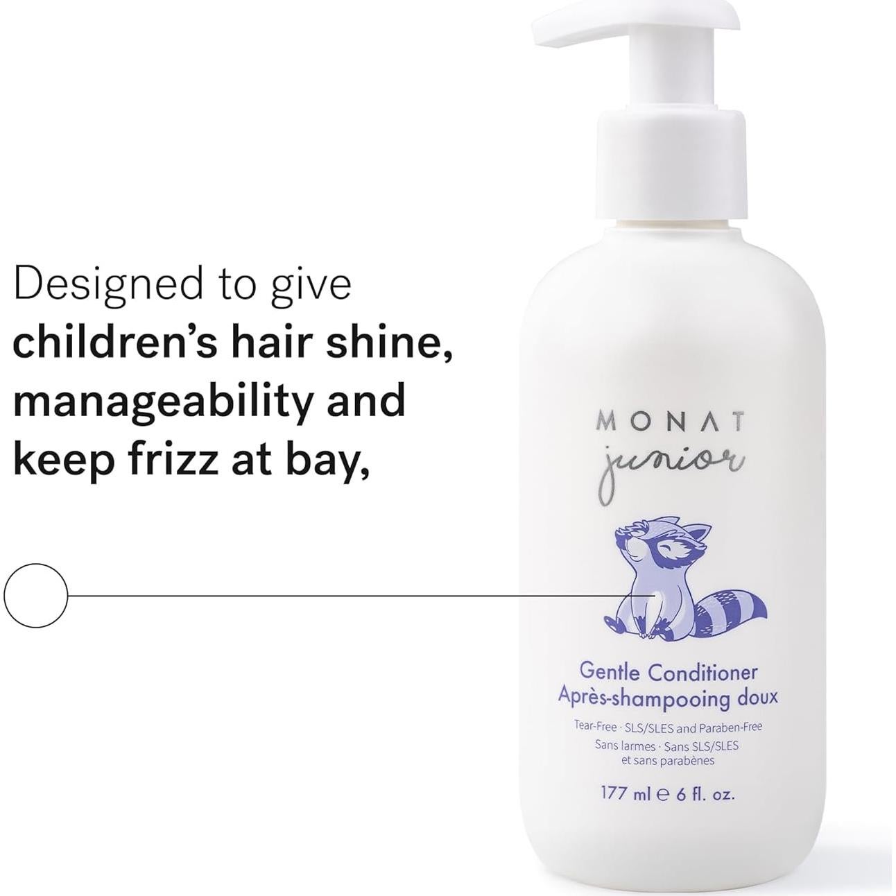 Acondicionador Suave MONAT Junior 177 ml - Anti Frizz Niños