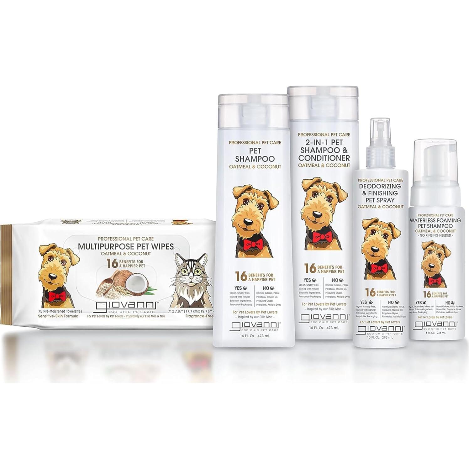 Champú y Acondicionador 2-en-1 GIOVANNI para Mascotas 473ml