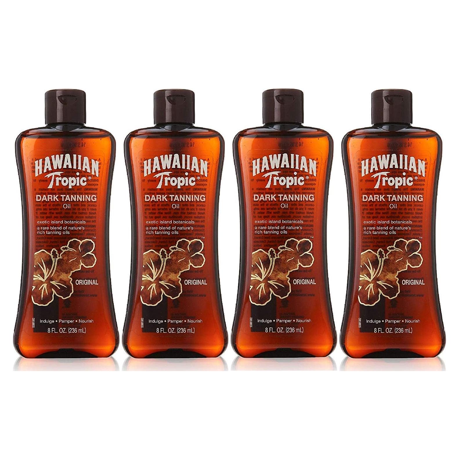 Aceite Bronceador Oscuro Hawaiian Tropic Original 4x226.8g