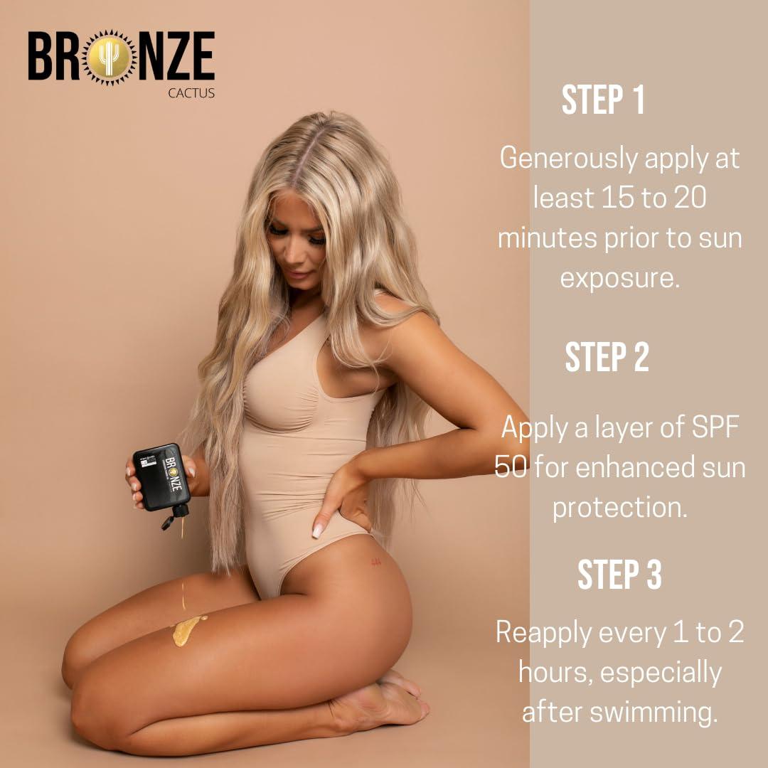 Aceite Bronceador SPF 15 Bronze Cactus 100ml - Hidratante Vegano