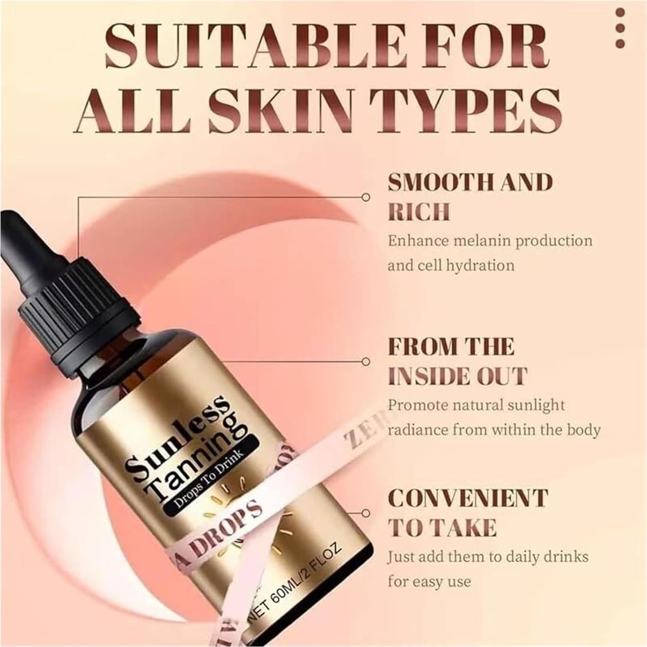 Gotas Bronceadoras Bebibles FXiaoy 49.6g Hidratantes