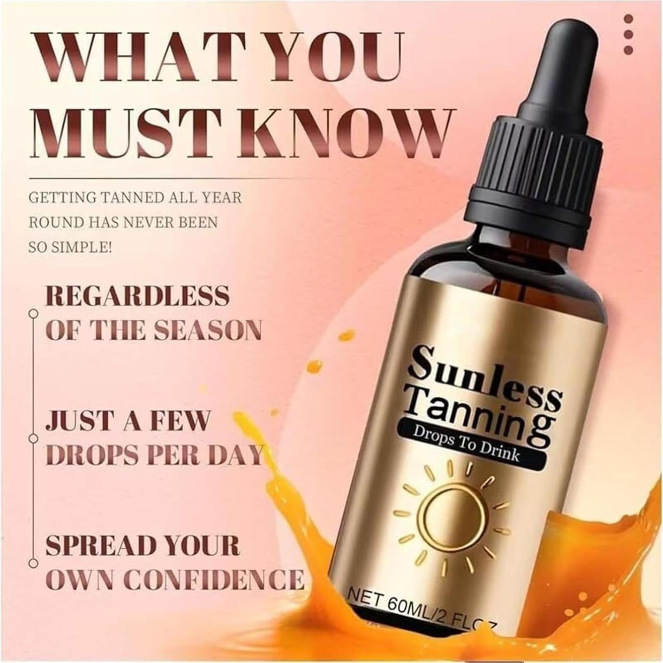 Gotas Bronceadoras Bebibles FXiaoy 49.6g Hidratantes