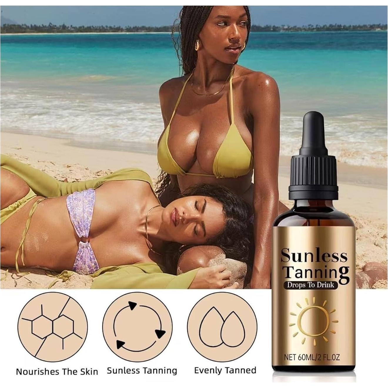 Gotas Bronceadoras Bebibles FXiaoy 49.6g Hidratantes