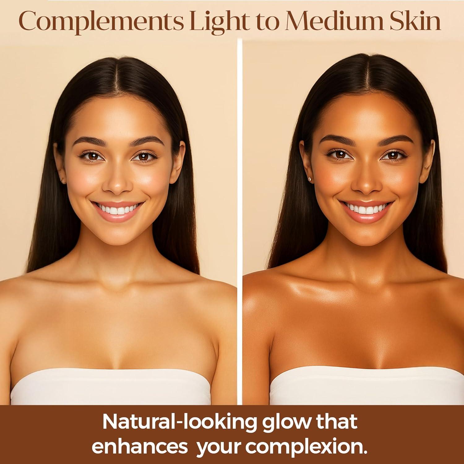 Gotas de Bronceado Hidratantes MYSTERE BEAUTE Claro/Medio 29.57 ml