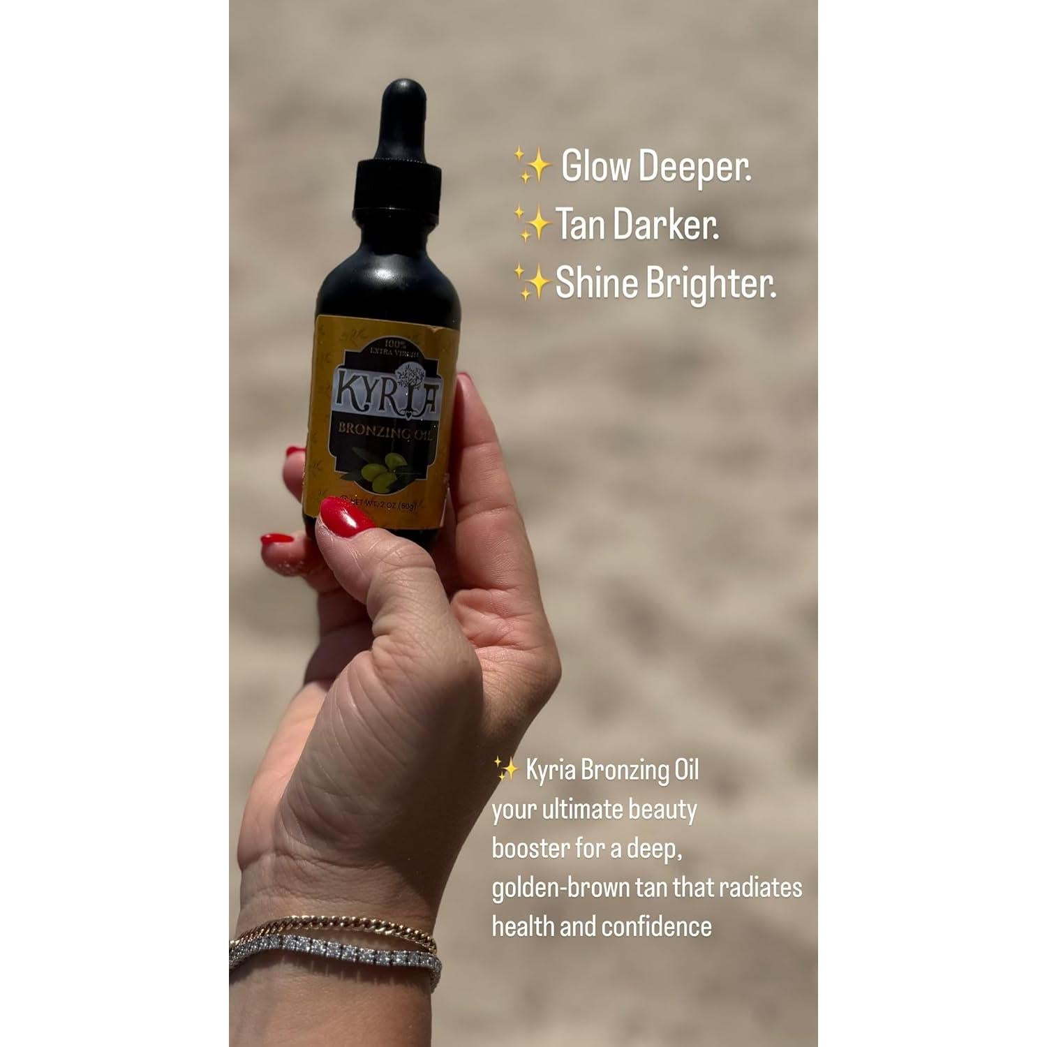 Aceite Bronceador Kyria 100% Natural 80g