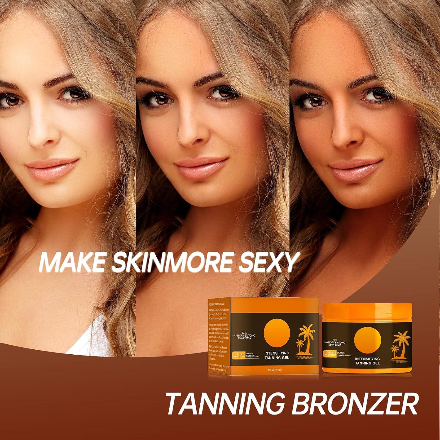 Gel Bronceador Intensivo Aiwejay 150g - Acelerador Natural