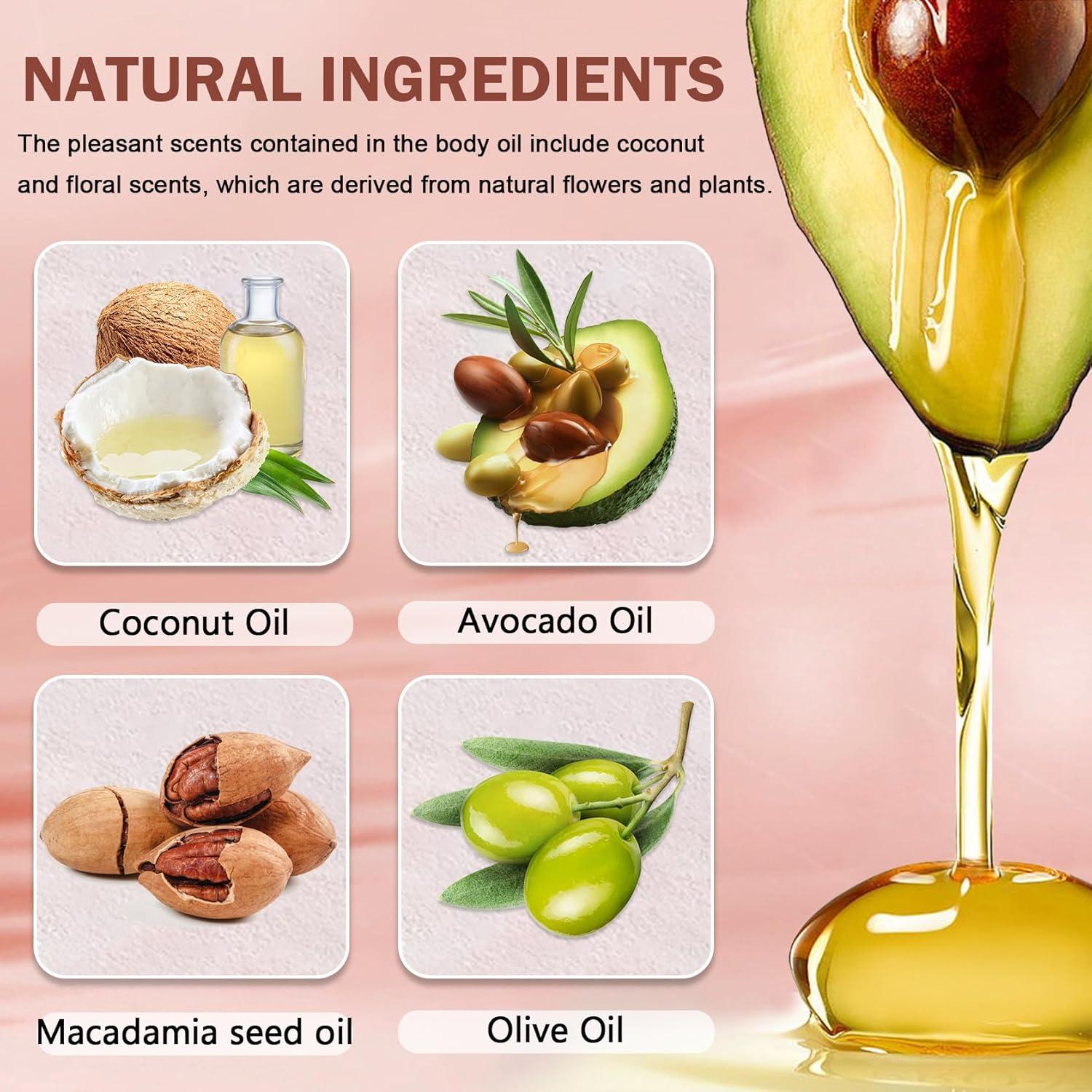 Aceite Bronceador QIUFSSE con Brillos y Coco SPF 45 109.8 ml