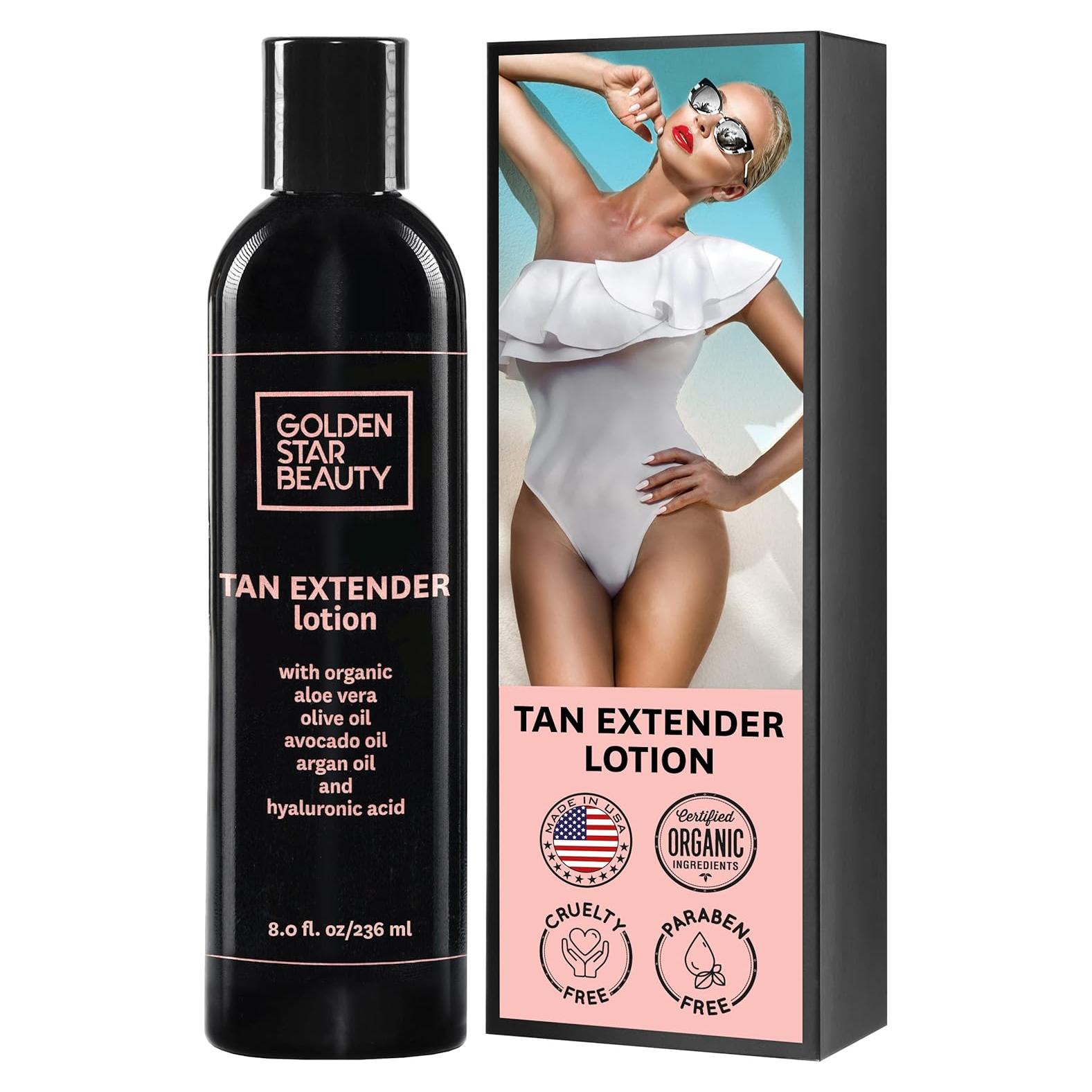 Loción Hidratante Extensora de Bronceado Golden Star 236.6 ml