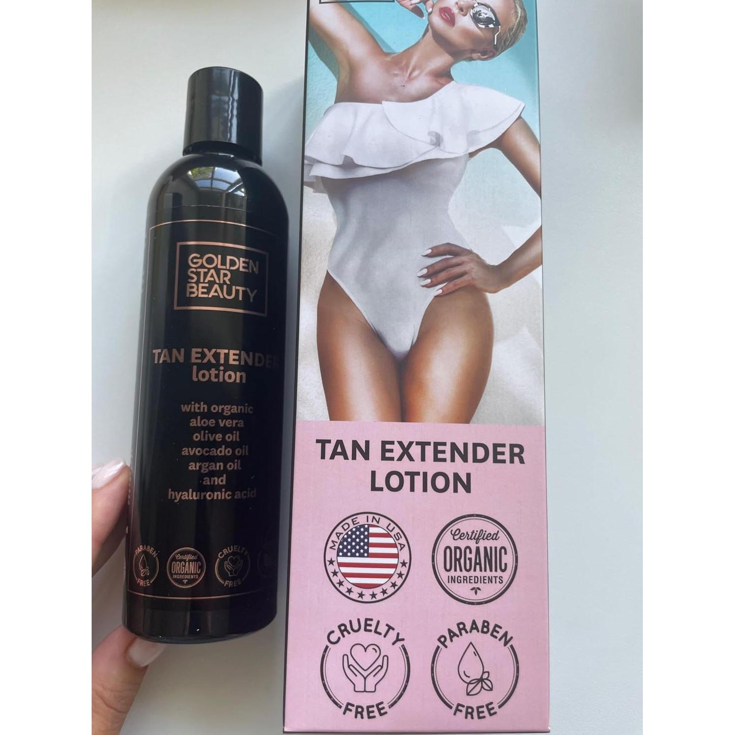 Loción Hidratante Extensora de Bronceado Golden Star 236.6 ml