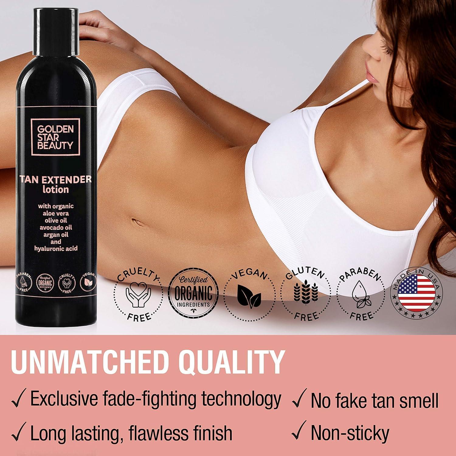 Loción Hidratante Extensora de Bronceado Golden Star 236.6 ml