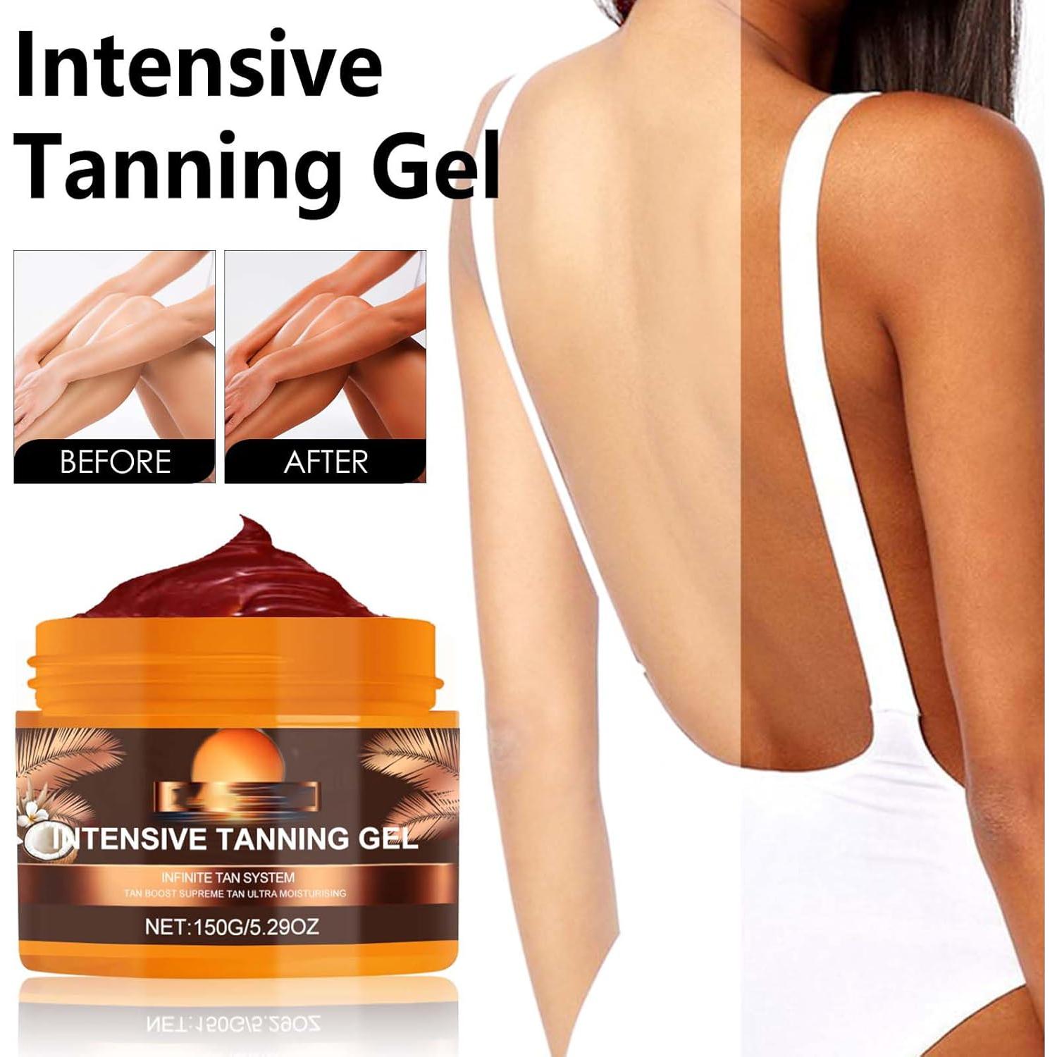 Gel Acelerador de Bronceado LISAELIXIR 200g con Vitamina E