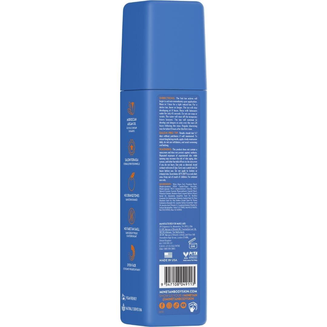 Espuma de Bronceado Minetan Skin Loving 198 ml - Acabado Marrón Oscuro