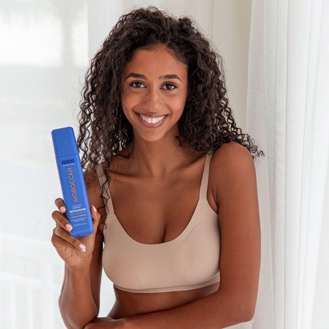 Espuma de Bronceado Minetan Skin Loving 198 ml - Acabado Marrón Oscuro