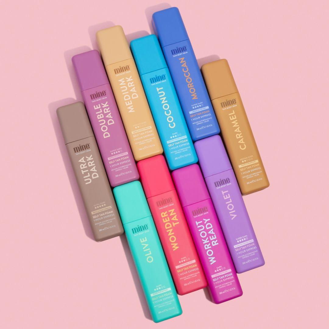 Espuma de Bronceado Minetan Skin Loving 198 ml - Acabado Marrón Oscuro