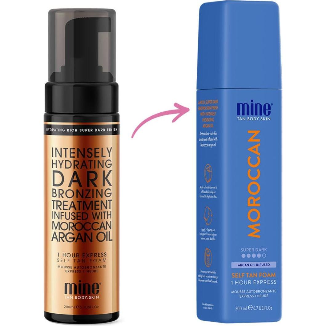 Espuma de Bronceado Minetan Skin Loving 198 ml - Acabado Marrón Oscuro