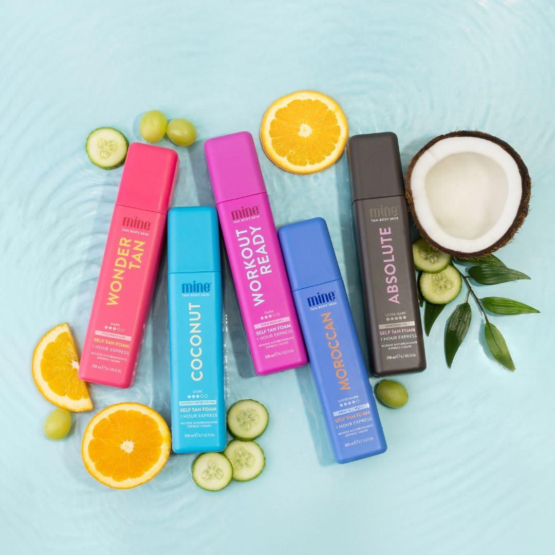 Espuma de Bronceado Minetan Skin Loving 198 ml - Acabado Marrón Oscuro