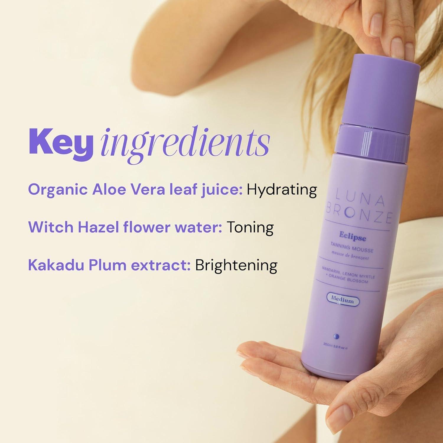 Mousse Autobronceador Luna Bronze Eclipse 200ml - Bronceado Natural